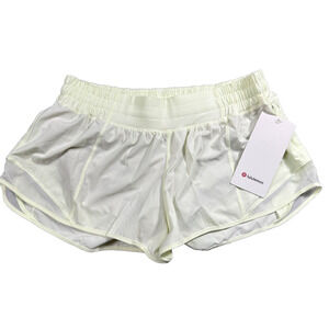 Lululemon Hotty Hot LR Short 2.5" Lined Elix Elixir Light Mint Green Size 10